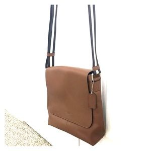 Leather Coach crossbody bag